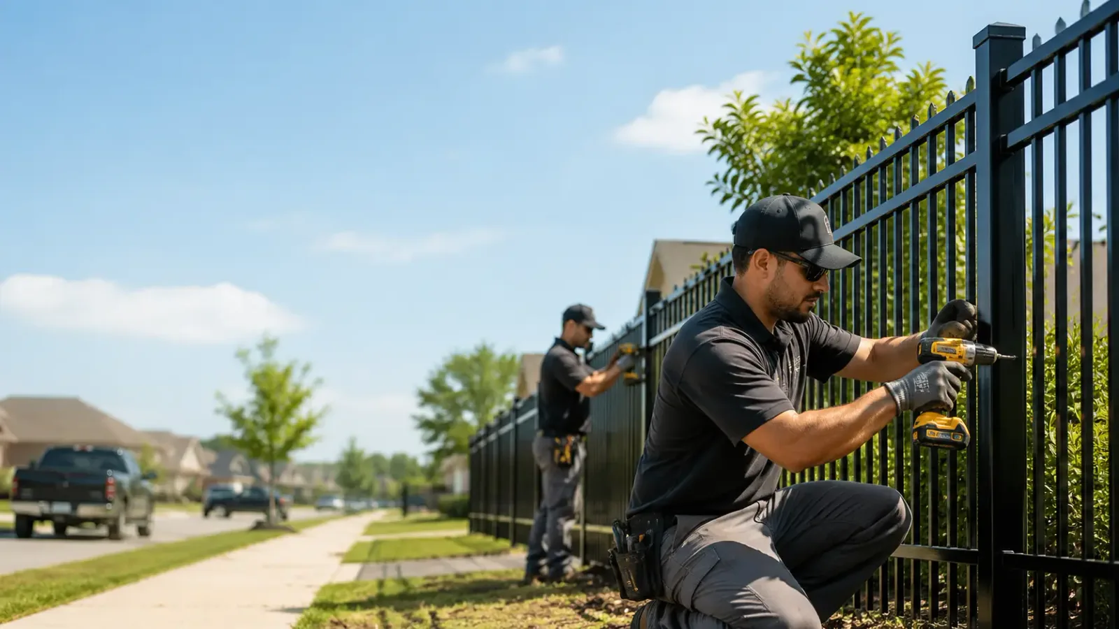 Metal Fence Installation in Delight, AR
